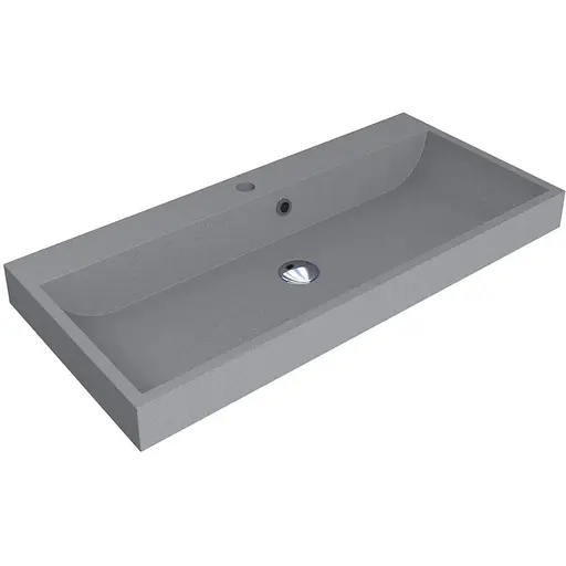 Умывальник Miraggio Varna 900 mirastone gray 0000982, Серый - фото 1