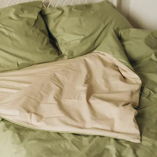 Комплект постельного белья оливковый кретон 100% хлопок Olive - двухспальный  - фото 2