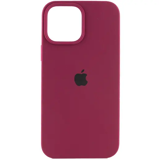 Чохол Silicone Case Full Protective (AA) для Apple iPhone 16 Plus (6.7) Бордовий / Maroon - фото 1