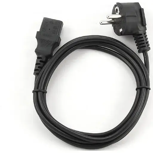 Шнур сетевой Gembird 3x0.75 мм кабель для питания ПК 1.5 м черный