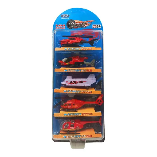 Игровой набор вертолетов MZ568 металлический Красный