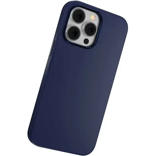 Чохол-накладка Comma для Apple iPhone 15 Pro Nature Series Magsafe Silicone Case (blue) - фото 2
