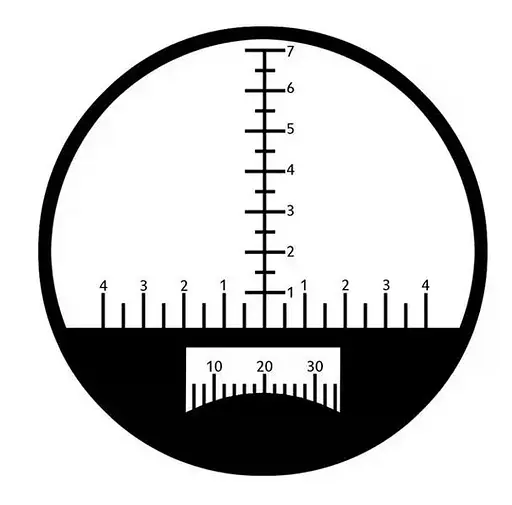 Бинокль Boshile 7х50 круг с дальномерной сеткой и компасом (Зеленый) - фото 8