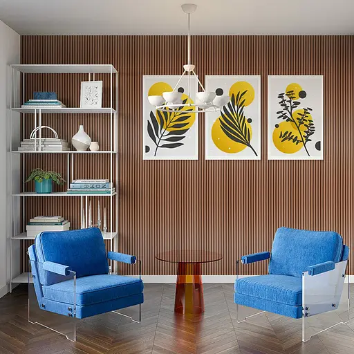 Рейка декоративна Wall Sticker WPC стінова 3000х160х23 мм Капучино SW-00001538 - фото 7