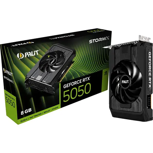 Відеокарта Palit GeForce RTX 5050 StormX 8GB (NE65050019P1-GB2070F) UA [149033]