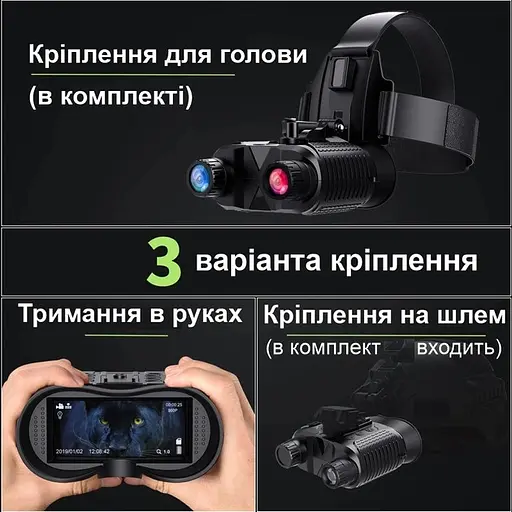 Бинокуляр ночного видения Dsoon NV8160 + крепление на голову + кронштейн FMA L4G24 на шлем - фото 10