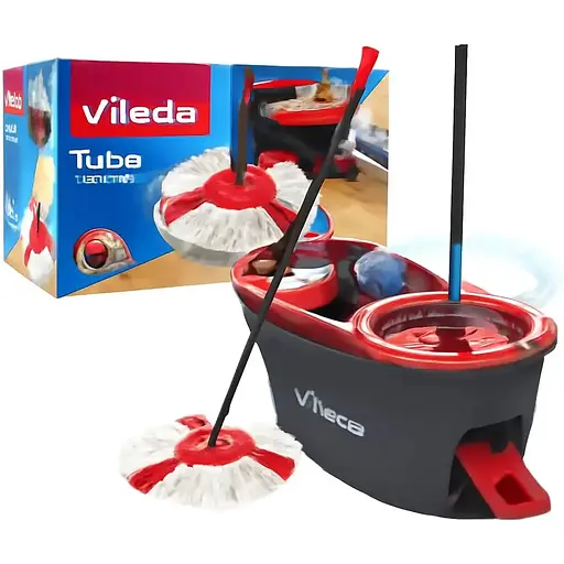 Швабра с ведром Vileda Turbo 2в1 Microfibre набор для уборки - фото 3