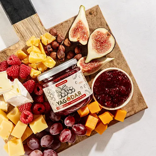 Набор джемов с низким содержанием сахара Yagodar Клюква 12 шт 2.5 кг - фото 5