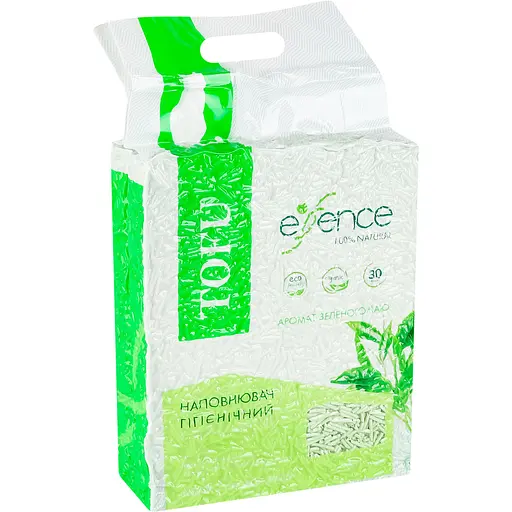 Уцінка. Наповнювач для котячого туалету Essence Tofu з ароматом зеленого чаю 6 л (920017) - фото 4