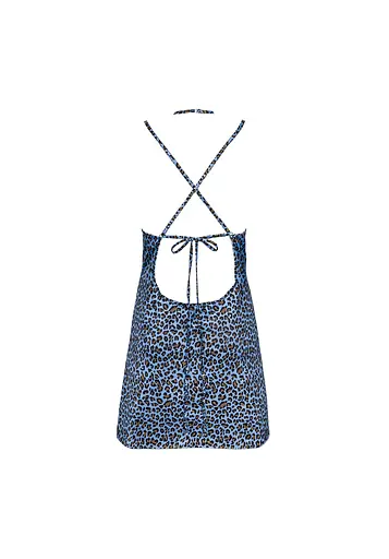 Сорочка Obsessive Nadines L/XL (блакитний) - фото 10