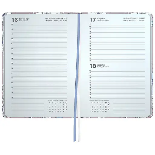 Дневник Axent 2026 Partner 145х210 мм Blue Elegance (8901-26-1-A-PPS) - фото 3