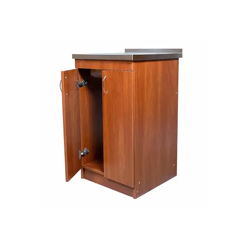 Кухонна тумба в комплекті з накладною мийкою ЛДСП 50х50х83 см Яблуня (52866-01140) - фото 4