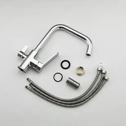 Змішувач для кухні на дві води Frap F4361 хром - фото 5