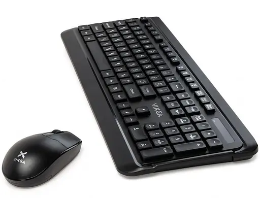 Комплект (клавіатура + миша) Vinga (KBSW-110) (KBSW-110 Black) - фото 4