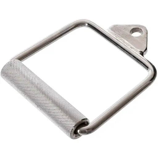 Ручка для тяги York Fitness одинарна на дельту/біцепс, хром