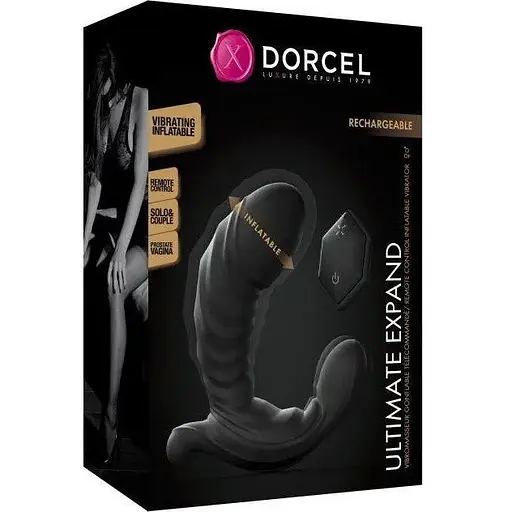 Універсальний вібратор з стволом, що надувається Dorcel Ultimate Expand - фото 7