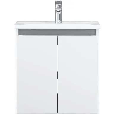 Тумба з раковиною AM.PM X-Joy підвісна 55 білий глянець M85-FHX0551-WC0551WG38 Білий - фото 1