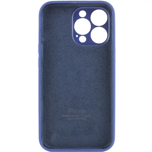 Чохол Epik Silicone Case Full Camera Protective (AA) для Apple iPhone 14 Pro Max (6.7) Синій/Deep navy - фото 2