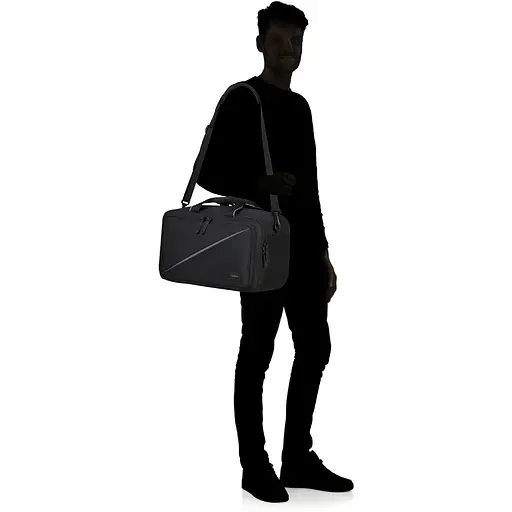 Сумка-Рюкзак American Tourister TAKE2CABIN BLACK 40x25x20 91G*09007 - фото 12
