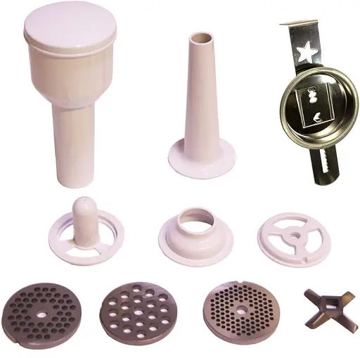 Электрическая мясорубка DMS мощностью 2000 Вт, металлическая шестеренка - фото 3