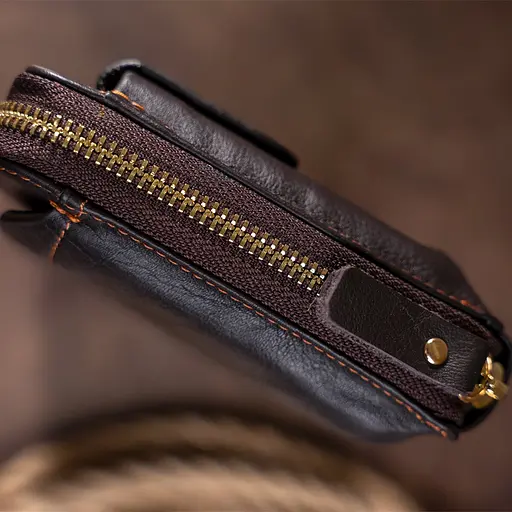 Кожаный клатч мужской Vintage 22,5х12х4 см sum0012742 - фото 6