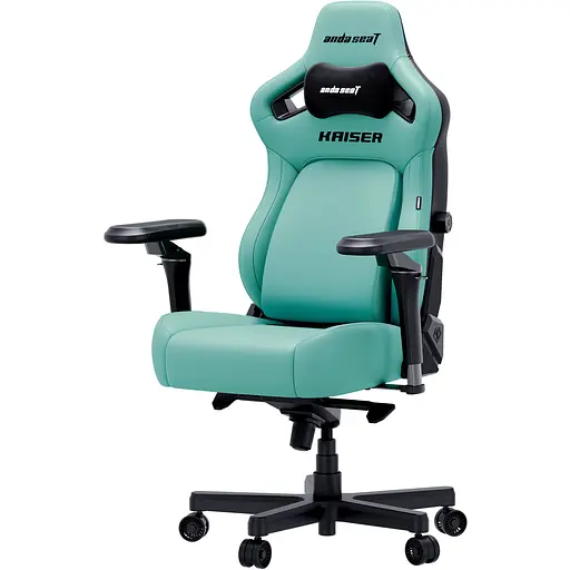 Крісло геймерське Anda Seat Kaiser 4 V2 Size XL до 180 кг ігрове Green PVC (AD12YDDC-XLL-20-E-PV/C-03) - фото 2
