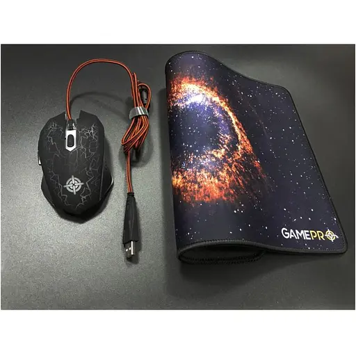 Комплект игровая мышь + коврик GamePro GPGS-347 Gameset 2in1 USB - фото 5