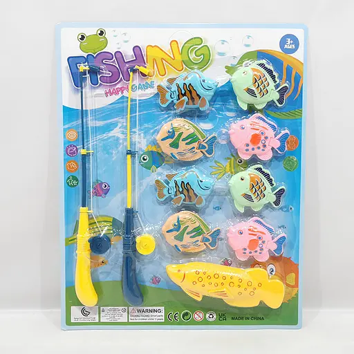 Рыбалка, 2 удочки, 9 рыбок, планшет, 32.7x40.7x3 см