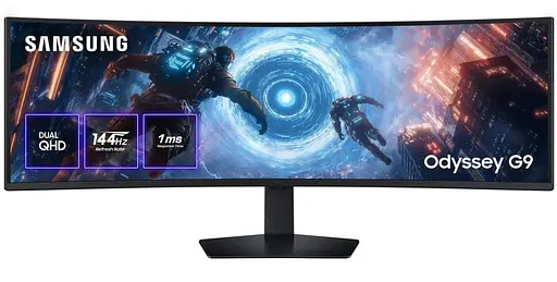 Монитор Samsung 49" LS49FG916EIXCI Curved UWQHD VA 144Hz (LS49FG916EIXCI) - фото 1
