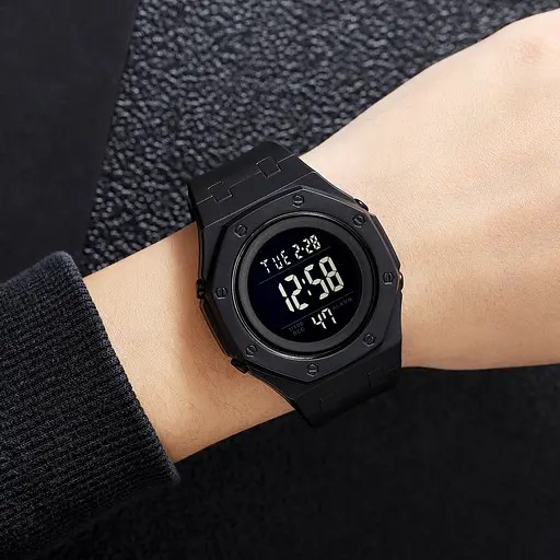 Наручний годинник чоловічий 2048BKBK Black-Black Skmei acs0030359 - фото 3