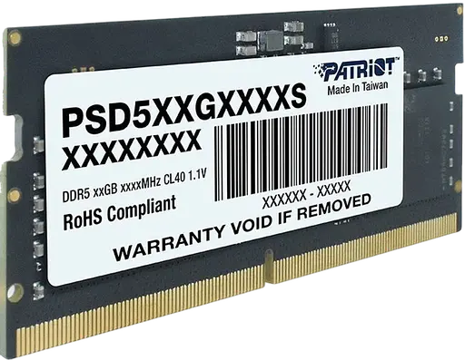 Оперативная память Patriot 16GB SODIMM DDR5 5600MHz Signature Line (PSD516G560081S) - фото 1