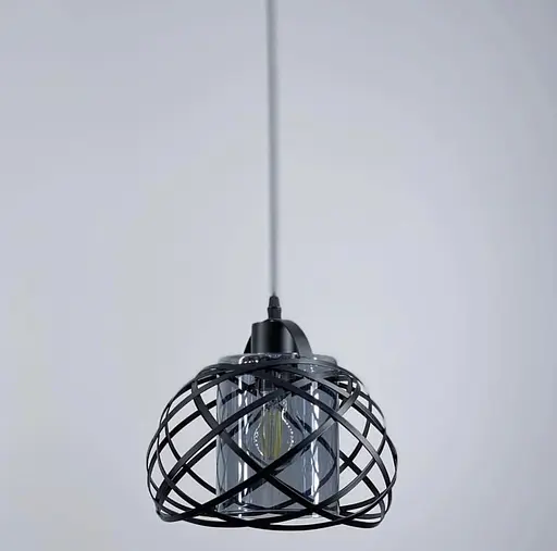 Оригінальний світильник з янтарним або графітовим плафоном Line.F Колір плафона Графітовий - фото 1