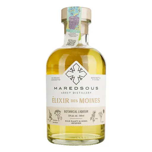 Лікер Maredsous Distillery Elixir des Moines Bio 32% 0.5 л