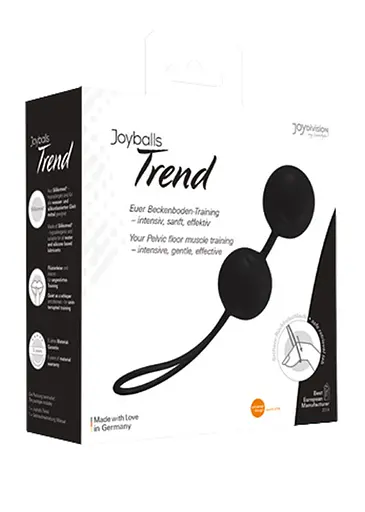 Вагінальні кульки Joydivision Joyballs, 3.5 см, чорний