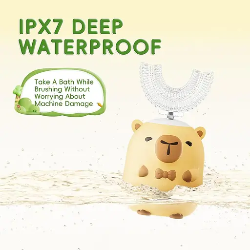 Детская электрическая зубная щетка U-образная с 6 головками щетки - фото 2