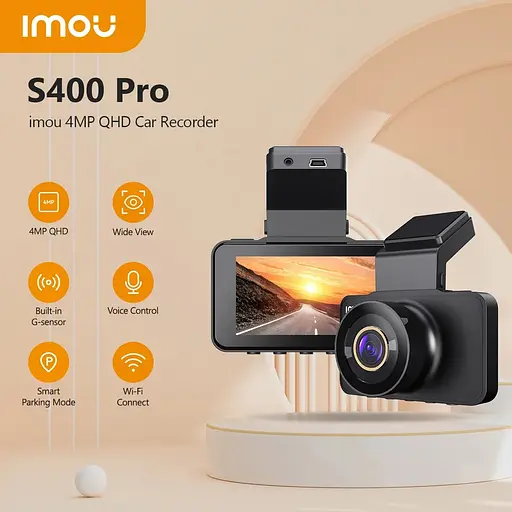 Автомобильный видеорегистратор Imou Dash Camera S400 Pro - фото 7