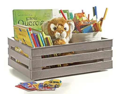 Ящик для хранения Tina 3 41x31x14h серо-бежевый - фото 3