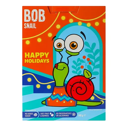 Набір Bob Snail Різдвяний бокс з іграшкою та наліпками 140 г - фото 2