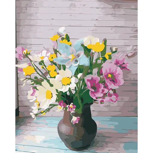 Картина по номерам Букет у вазі ArtStory 40х50 см різнокольорова 000169314