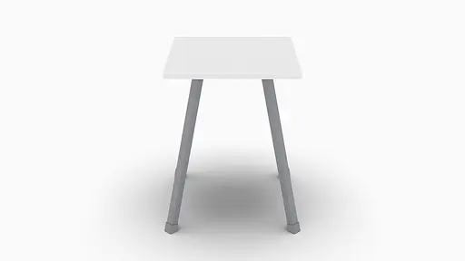 Табурет Ferrum-decor 430x320x320 Серый металл ДСП Белый 16 мм (FRD-104645) - фото 2