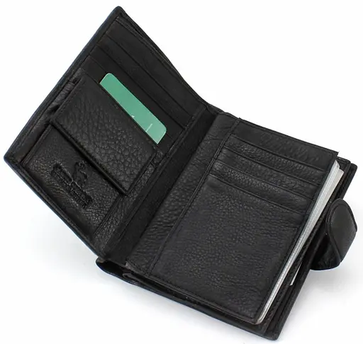 Мужской кожаный кошелек Marco Coverna 13.5х10х3 см acs0024472 - фото 7