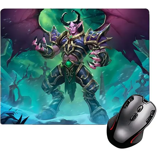 Ігрова поверхня Nextprint Мал'Ганіс Mal'ganis Хартстоун Hearthstone 300 х 250 мм (23815) 