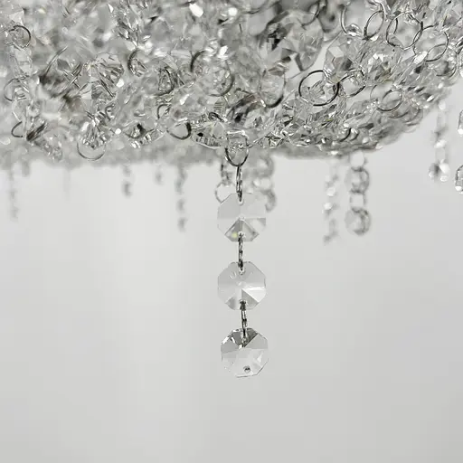 Роскошная хрустальная люстра в 2-х размерах Line.F Диаметр 80см - фото 7