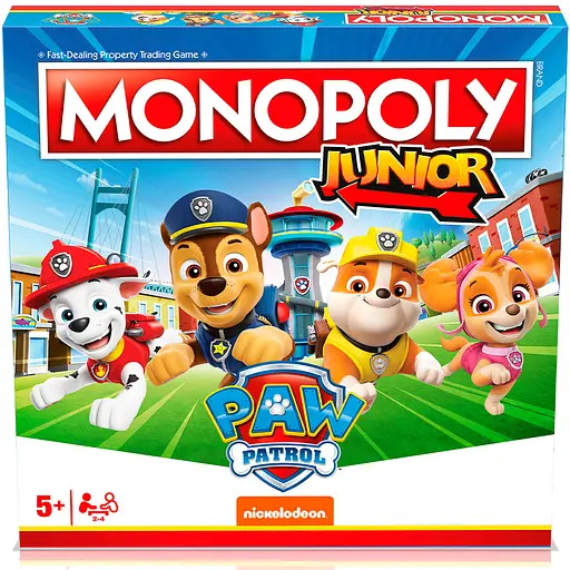 Настольная игра PAW PATROL Movie - Monopoly Junior EN (Щенячий патруль) - фото 4