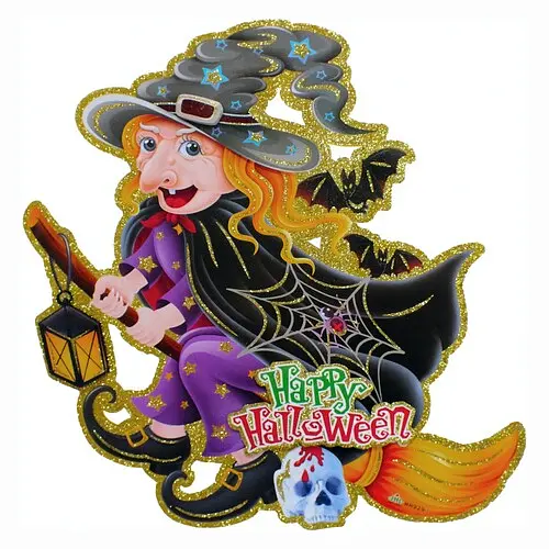 Декор бумажный Баба Яга - фото 1