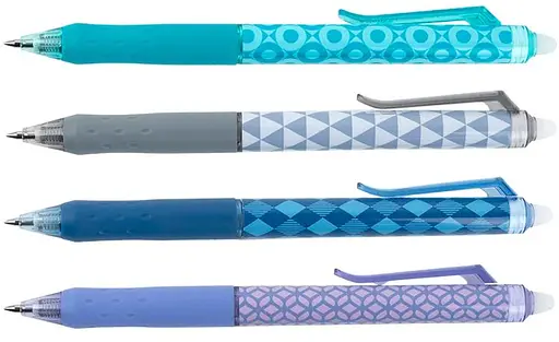 Ручка гелева автоматична Correct Click синя (AG1128-02-A) - фото 2