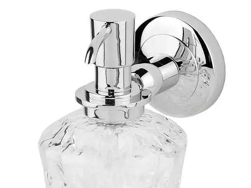 Дозатор для рідкого мила Kugu Maximus 614C, Хром - фото 2