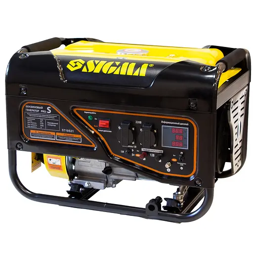 Генератор бензиновий Sigma Pro-S 2.5/2.8 кВт, однофазний, ручний запуск (5710521) - фото 2