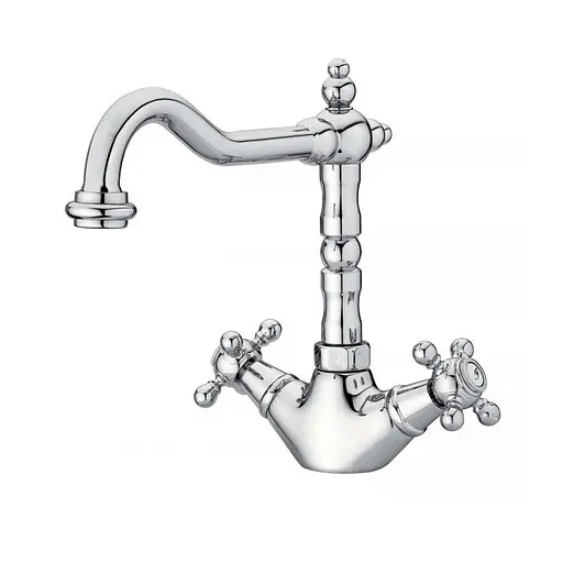 Смеситель для умывальника GRB Classical 211700 Хром - фото 1