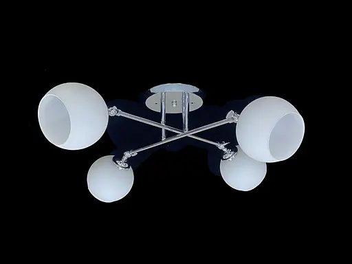 Підвісна люстра на 4 плафони 91176B/4 хром